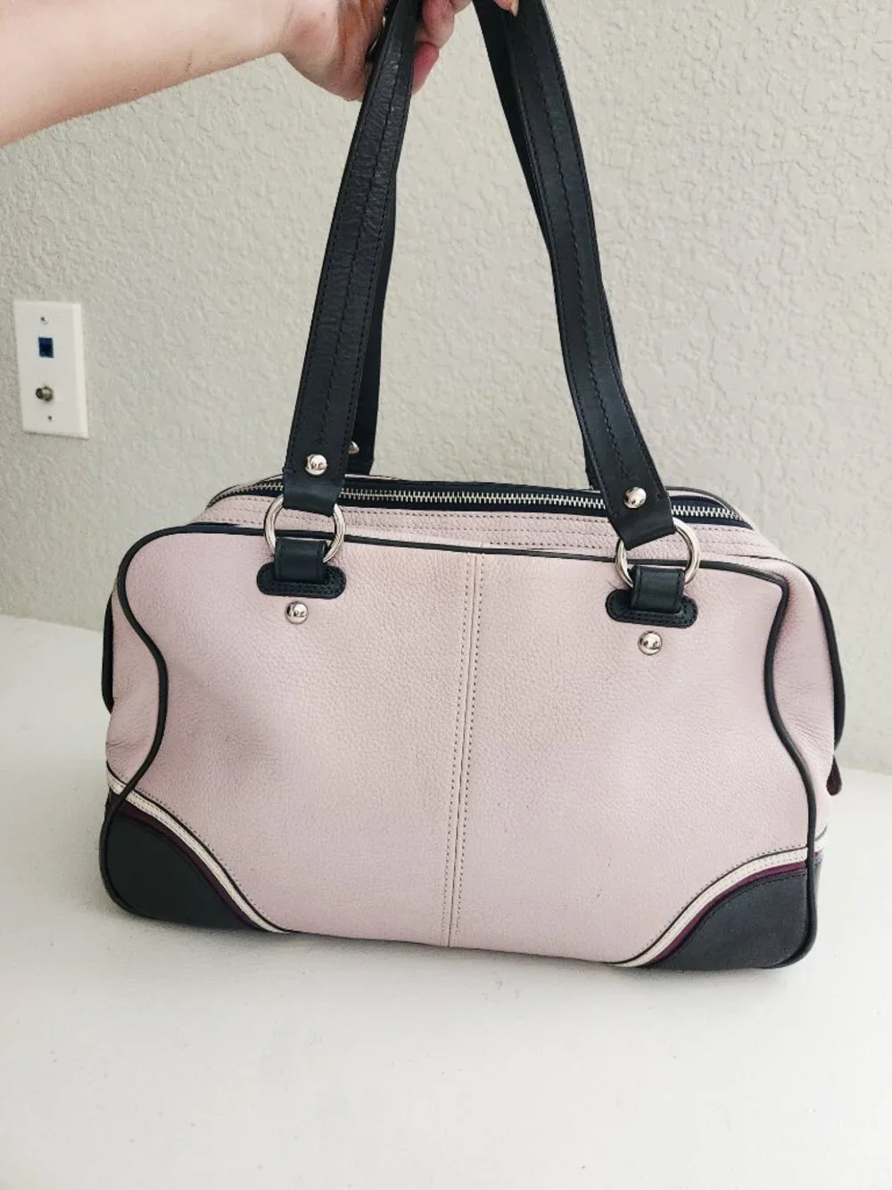 Euc Coach Laura Leather Spectator Shoulder Bag Purse